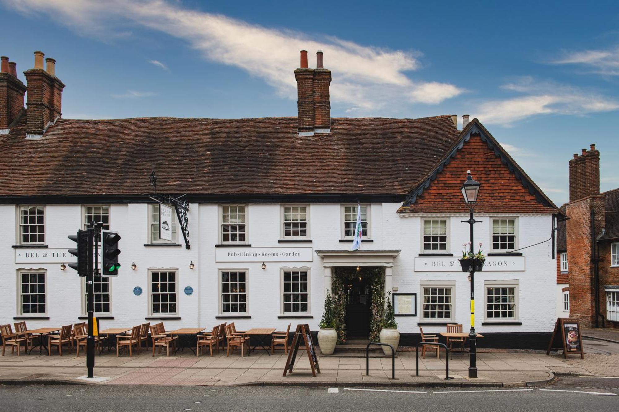 Hotel Bel And The Dragon-Odiham Exteriér fotografie